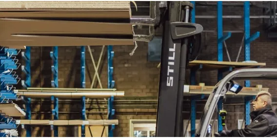 Forklift driver
