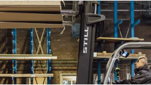 Forklift driver
